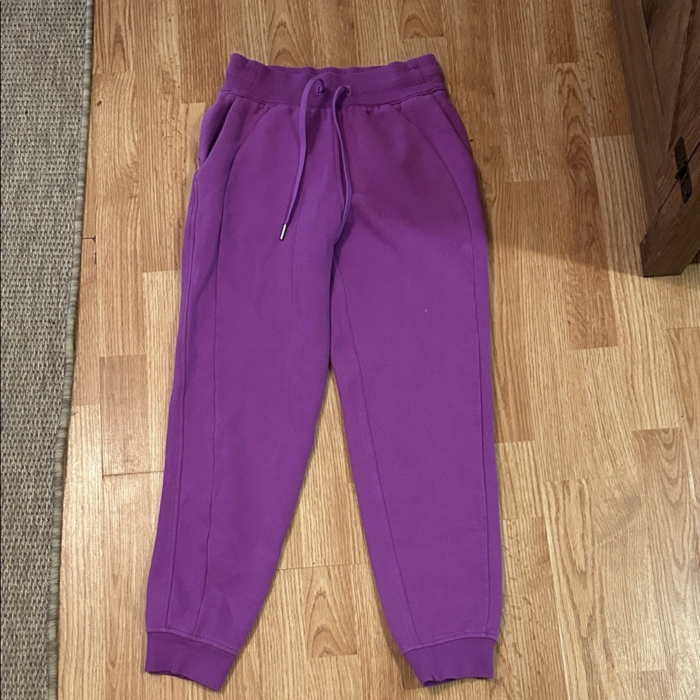 Lululemon Purple Scuba Joggers (size 2)